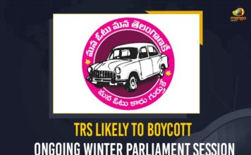 Mango News, MangoNews, Ongoing Winter Parliament Session, Paddy procurement issue, TRS Likely To Boycott Ongoing Winter Parliament Session, TRS likely to boycott remaining winter session, TRS likely to boycott remaining winter session of Parliament, TRS MPs likely to boycott Parliament sessions, TRS MPs to boycott Parliament’s Winter Session, TRS to boycott Parliament Session over paddy procurement issue, TRS to boycott remaining winter session of Parliament, Winter Parliament Session, winter session of parliament