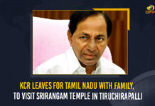CM KCR leaves for Tamil Nadu with his family, CM KCR to visit Tamil Nadu, KCR Leaves For Tamil Nadu, KCR leaves for Tamil Nadu to offer prayers at Srirangam, KCR leaves for Tamil Nadu to offer prayers at Srirangam temple, KCR Leaves For Tamil Nadu With Family, KCR Leaves For Tamil Nadu With Family To Visit Srirangam Temple In Tiruchirapalli, KCR leaves for TN to offer prayers at Srirangam temple, Mango News, MangoNews, Srirangam Temple, Srirangam Temple In Tiruchirapalli, Telangana CM KCR to offer prayers at Srirangam temple, Telangana CM leaves for Tamil Nadu, Tiruchirapalli