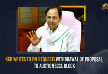 Auction SCCL Block, cg coal block auction, KCR, KCR urges PM to stop auction of Singareni coal blocks, KCR urges PM to stop auctioning of Telangana coal blocks, KCR Writes To PM Requests Withdrawal Of Proposal To Auction SCCL Block, Mango News, MangoNews, PM Modi, Singareni Collieries Company Limited, Stall coal blocks auction, Stop auction of coalblocks, Stop auction of SCCL coal blocks, Telangana CM KCR urges PM Narendra Modi, Withdrawal Of Proposal To Auction SCCL Block