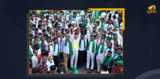 Amaravati Farmers, Amaravati Farmers Continues Protest, Amaravati Farmers Continues Protest And Maha Padyatra, Amaravati Farmers Launch Maha Padayatra, Amaravati Farmers Protest, Amaravati Farmers Protesting Against YSRCP Government, Amaravati protesters continue maha padayatra, AP Capital, AP Capital Issue, Farmers demand Amaravati as only state capital, Mango News, Political Parties Extend Support To Amaravati Farmers, Political Parties Extend Support To Amaravati Farmers Protesting Against YSRCP Government