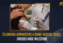 Telangana Administers 4 Crore Vaccine Doses, Crosses Huge Milestone Crore Vaccination Milestone Highlights, Four crore vaccine doses administered in Telangana, Mango News, MangoNews, Telangana, Telangana Administers 4 Crore Vaccine Doses, Telangana Administers 4 Crore Vaccine Doses Crosses Huge Milestone, Telangana close to meeting 4 crore vax milestone, Telangana Crore Vaccination Milestone Highlights, Telangana has administered 2 crore Covid-19 vaccine doses, Telangana reaches 4-crore vaccination milestone, telangana vaccine news today, total vaccination in telangana till now