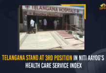 Telangana Stands At 3rd Position In NITI Aayog’s Health Care Service Index Telangana Stand At 3rd Position In NITI Aayog's Health Care Service Index