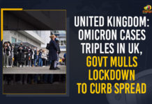 United Kingdom: Omicron Cases Triples In UK, Govt Mulls Lockdown To Curb Spread United Kingdom: Omicron Cases Triples In UK, Govt Mulls Lockdown To Curb Spread