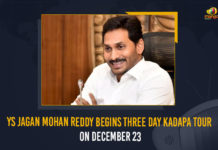 YS Jagan Mohan Reddy Begins Three Day Kadapa Tour On December 23 YS Jagan Mohan Reddy Begins Three Day Kadapa Tour On December 23