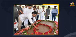 YS Jagan Mohan Reddy Visits YSR Ghat To Pay Tribute To His Father Late YS Rajashekhara Reddy