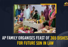 AP Family Organises Feast Of 365 Dishes For Future Son In Law, Feast Of 365 Dishes For Future Son In Law, A Family Serves 365 Dishes To Son-In-Law, AP Family Organises Feast Of 365 Dishes, the sumptuous feast consisting of 365 different dishes, Feast Of 365 Dishes organised by Achanta Govind and Nagamoni, Achanta Govind and Nagamoni, AP family prepares grand feast for son-in-law, AP Family Serves An Extravagant Meal Of 365 Dishes For son-in-law, An Extravagant Meal Of 365 Dishes For son-in-law, Meal Of 365 Dishes For son-in-law, 30 types of Curries, Biriyani, Pulihora, 100 different types of Dishes, Deserts, Ice-creams, Pastries, Mango News,