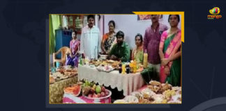 AP Family Organises Feast Of 365 Dishes For Future Son In Law, Feast Of 365 Dishes For Future Son In Law, A Family Serves 365 Dishes To Son-In-Law, AP Family Organises Feast Of 365 Dishes, the sumptuous feast consisting of 365 different dishes, Feast Of 365 Dishes organised by Achanta Govind and Nagamoni, Achanta Govind and Nagamoni, AP family prepares grand feast for son-in-law, AP Family Serves An Extravagant Meal Of 365 Dishes For son-in-law, An Extravagant Meal Of 365 Dishes For son-in-law, Meal Of 365 Dishes For son-in-law, 30 types of Curries, Biriyani, Pulihora, 100 different types of Dishes, Deserts, Ice-creams, Pastries, Mango News,