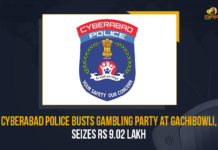 Cyberabad Police Busts Gambling Party At Gachibowli, Seizes Rs 9.02 Lakh Cyberabad Police Busts Gambling Party At Gachibowli Seizes Rs 9.02 Lakh, Cyberabad Police Busts Gambling Party At Gachibowli, Gambling Party At Gachibowli, Gambling Party In Hyderabad, Gambling Party, Cyberabad Police Busts Gambling Party In Hyderabad, Cyberabad Police Seizes Rs 9.02 Lakh At Gambling Party, Mango News, Crime, Special Operations Team of Cyberabad police, Special Operations Team, Telangana, Telangana Crime News, Telangana Crime Updates,
