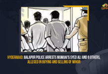 Hyderabad: Balapur Police Arrests Mumbai’s Syed Ali And 8 Others, Alleged In Buying And Selling Of Minor Hyderabad Balapur Police Arrests Mumbai's Syed Ali And 8 Others Alleged In Buying And Selling Of Minor, Hyderabad Balapur Police Arrests Mumbai's Syed Ali And 8 Others, Syed Ali And 8 Others Arrested Due To Alleged In Buying And Selling Of Minor, Nine arrested in Balapur for selling minor girl, Mumbai's Syed Ali arrested for trying to buy minor girl in Balapur, Immoral Traffic, women trafficking, women trafficking In Hyderabad, Mango News, Minor trafficking In Hyderabad, Hyderabad Balapur Police Arrests Mumbai's Syed Ali, Syed Ali And 8 Others Alleged In Buying And Selling Of Minor, nine people Arrested for selling and buying a minor girl in Balapur, minor girl in Balapur, Telangana, Telangana Crime Latest News, Telangana Crime Latest Updates, Telangana Crime News,