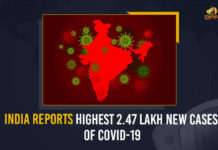 India Reports Highest 2.47 Lakh New Cases Of COVID-19 India Reports Highest 2.47 Lakh New Cases Of COVID-19, 2.47 Lakh New Cases Of COVID-19, 2.47 Lakh New Cases Of Coronavirus, Omicron variant, Omicron LIVE Updates, Omicron LIVE News, Omicron India LIVE, Coronavirus, coronavirus india, Coronavirus Updates, COVID-19, COVID-19 Live Updates, Covid-19 New Updates, Covid-19 Positive Cases, Covid-19 Positive Cases Live Updates, Omicron, Omicron covid variant, Omicron Variant Cases in Inida, India, India Covid cases, Mango News,