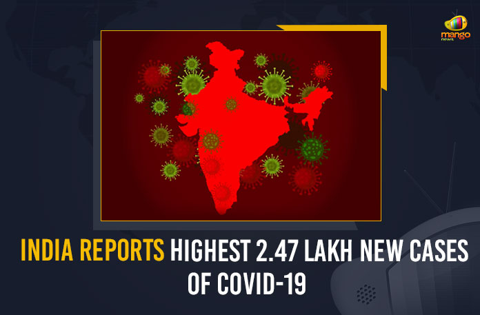 India-Reports-Highest-2 India Reports Highest 2.47 Lakh New Cases Of COVID-19, 2.47 Lakh New Cases Of COVID-19, 2.47 Lakh New Cases Of Coronavirus, Omicron variant, Omicron LIVE Updates, Omicron LIVE News, Omicron India LIVE, Coronavirus, coronavirus india, Coronavirus Updates, COVID-19, COVID-19 Live Updates, Covid-19 New Updates, Covid-19 Positive Cases, Covid-19 Positive Cases Live Updates, Omicron, Omicron covid variant, Omicron Variant Cases in Inida, India, India Covid cases, Mango News,