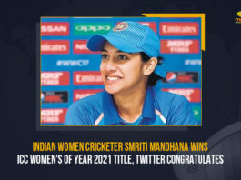 Indian Women Cricketer Smriti Mandhana Wins ICC Women's Of Year 2021 Title Twitter Congratulates, Indian Women Cricketer Smriti Mandhana Wins ICC Women's Of Year 2021 Title, Indian Women Cricketer Smriti Mandhana, ICC Women's Of Year 2021 Title, Smriti Mandhana, ICC Women's Of Year 2021 ICC, ICC Live News, ICC Latest News, ICC Live Updates, Cricket, Cricket Latest News, Smriti Mandhana Wins ICC Women's Of Year 2021 Title, Twitter Congratulates Smriti Mandhana For ICC Women's Of Year 2021 Title,