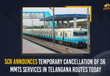 SCR Announces Temporary Cancellation Of 36 MMTS Services In Telangana Routes Today SCR Announces Temporary Cancellation Of 36 MMTS Services In Telangana Routes Today, SCR Announces Temporary Cancellation Of 36 MMTS Services, Temporary Cancellation Of 36 MMTS Services In Telangana Routes, 36 MMTS trains cancelled, South Central Railway, South Central Railway cancelled 36 MMTS trains, South Central Railway Latest Updates, South Central Railway Latest News, South Central Railway Live Updates, SCR, SCR Live Updates, Temporary Cancellation Of 36 MMTS Services, Mango News, Telangana, Telangana News, Telangana Live Updates, Telangana Railway, Telangana Railway Live Updates,