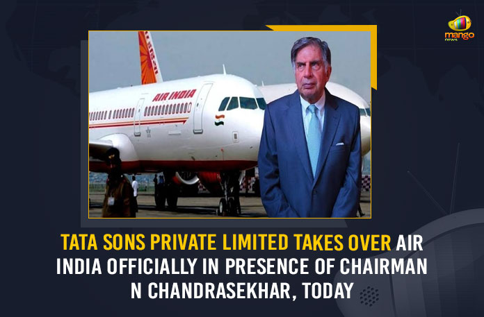 Tata-Sons-Private-Limited-Takes-Over-Air-India-Officially-In-Presence-Of-Chairman-N-Chandrasekhar,-Today The new owner of Air India, The new owner of Air India AirLines,Tata Sons Private Limited Takes Over Air India Officially In Presence Of Chairman N Chandrasekhar Today, Tata Sons Private Limited Takes Over Air India Officially, the Chairman of Tata Sons met Prime Minister Narendra Modi today, Tata Sons Private Limited, Tata Sons Private Limited Takes Over Air India, Tata Sons Private Limited Chairman Likely To Meet PM Modi Ahead Of Air India, Air India likely to be handed over to the Tata Sons Private Limited, Air India to be officially handed over to Tata Sons Private Limited, Air India Live Updates, Air India Latest News, Air India Latest Updates, Air India, Mango News, Tata Group,