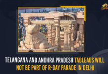 Telangana And Andhra Pradesh Tableaus Will Not Be Part of R-Day Parade In Delhi Telangana And Andhra Pradesh Tableaus Will Not Be Part of R-Day Parade In Delhi, Telangana And Andhra Pradesh Tableaus, Telangana Tableaus, Andhra Pradesh Tableaus, R-Day Parade In Delhi, R-Day Parade, No Telangana tableau at the Republic Day parade in Delhi, No Andhra Pradesh tableau at the Republic Day parade in Delhi, Republic Day parade, Republic Day parade Latest News, Republic Day parade Live Updates, Mango News, Republic Day Celebrations, Republic Day Celebrations In Delhi, 75th Republic Day, 75th Republic Day Celebrations, 75th Republic Day Celebrations In Delhi, tableaus of West Bengal have also been rejected, tableaus Of Tamil Nadu have also been rejected,