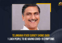 Telangana Fever Survey Shows Over 1 Lakh People To Be Having COVID-19 Symptoms Telangana Fever Survey Shows Over 1 Lakh People To Be Having COVID-19 Symptoms, Telangana Fever Survey, 1 Lakh People To Be Having COVID-19 Symptoms In Telangana, Health Minister T Harish Rao Conducts Door To Door Fever Survey, Door To Door Fever Survey, Door To Door Fever Survey In Hyderabad, Health Minister T Harish Rao, Telangana Health Minister T Harish Rao, Minister T Harish Rao, Minister T Harish Rao Conducts Door To Door Fever Survey, Health Minister T Harish Rao Says Door To Door Fever Survey In Telangana State, Health Minister Of Telangana, Telangana Government To Conduct Door-To-Door Survey, COVID-19, COVID-19 Live Updates, Covid-19 New Updates, Mango News, Omicron Cases, Omicron, Update on Omicron, Omicron covid variant, Omicron variant,