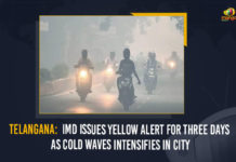 Telangana: IMD Issues Yellow Alert For Three Days As Cold Waves Intensifies In City Telangana: IMD Issues Yellow Alert For Three Days As Cold Waves Intensifies In City