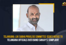 Telangana: Lok Sabha Privilege Committee Issues Notice To Telangana Officials Over Bandi Sanjay’s Complaint Telangana Lok Sabha Privilege Committee Issues Notice To Telangana Officials Over Bandi Sanjay's Complaint, Lok Sabha Privilege Committee Issues Notice To Telangana Officials, Lok Sabha Privilege Committee Issues Notice To Telangana Officials Over Bandi Sanjay's Complaint, Bandi Sanjay's Complaint To Telangana Officials, Telangana Lok Sabha Privilege Committee, Lok Sabha Privilege Committee, Telangana Parliament Privilege Committee Issue Notice to Telangana Officials, Telangana Parliament Privilege Committee, Lok Sabha committee summons To Telangana Officials, Lok Sabha committee summons, Bandi Sanjay Appears Before Lok Sabha Privilege Panel, Telangana BJP MP Bandi Sanjay, Mango News, Telangana, Telangana Latest News, Telangana Latest Updates,
