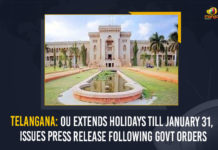 Telangana: OU Extends Holidays Till January 31, Issues Press Release Following Govt Orders The Osmania University,Telangana OU Extends Holidays Till January 31 Issues Press Release Following Govt Orders, Telangana OU Extends Holidays Till January 31, Issues Press Release Following Telangana Govt Orders, OU Extends Holidays Till January 31, Telangana govt extends school holidays, TS govt extends school holidays, school holidays, school holidays Latest News, school holidays Live Updates, January 31, school holidays Till January 31, Telangana State Govt Notifications, Telangana, Telangana News, Telangana Updates, Mango News,