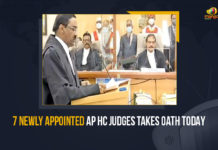 7 Newly Appointed AP HC Judges Takes Oath Today 7 Newly Appointed AP HC Judges Takes Oath Today, 7 Newly Appointed AP HC Judges, AP HC Judges, AP HC, 7 Newly Appointed HC Judges, 7 Newly Appointed HC Judges Takes Oath Today, Newly Appointed HC Judges Takes Oath Today, 7 newly appointed judges for AP high court took oath as the Andhra Pradesh HC judges, 7 newly appointed judges for AP high court, AP high court, Andhra Pradesh high court, High court judges, AP High court judges, judges, 7 Newly Appointed Judges, Andhra Pradesh HC judges, HC judges, Mango News,