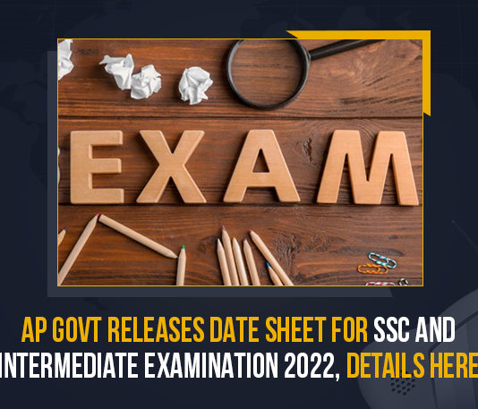 AP Govt Releases Date Sheet For SSC And Intermediate Examination 2022 Details Here, AP Govt Releases Date Sheet For SSC And Intermediate Examination 2022, AP Govt Releases Date Sheet For SSC Examinations 2022, AP Govt Releases Date Sheet For Intermediate Examinations 2022, SSC Examinations 2022, Intermediate Examinations 2022, AP Govt, Andhra Pradesh Education Minister Adimulapu Suresh, Adimulapu Suresh, Adimulapu Suresh released the schedule for Class X and Inter examinations, Andhra Pradesh Education Minister Adimulapu Suresh released the schedule for Class X and Inter examinations, Class X and Inter examinations, SSC And Intermediate Examinations 2022, Mango News,