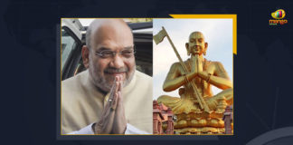 Amit Shah To Participate In Ramanujacharya Millennial Celebration In Hyderabad, Amit Shah To Participate In Ramanujacharya Millennial Celebration, Home Minister of India, Home Minister of India Amit Shah, Home Minister of India Amit Shah To Participate In Ramanujacharya Millennial Celebration In Hyderabad, 216 feet tall statue, 216 feet tall statue of 11th-century reformer and Vaishnavite saint Ramanujacharyulu, 216 feet tall statue of Vaishnavite saint Ramanujacharyulu, 216 feet tall statue would be a major highlight of Hyderabad, 45-acre complex, Millennial Celebration In Hyderabad, Chinna Jeeyar Swamy ashram, Ramanujacharya Millennial Celebrations, Ramanujacharya Millennial Celebrations In Muchintal, Ramanujacharya Millennial Celebrations In Telangana, Statue of Equality, Statue Of Equality Inauguration Event, Statue Of Equality Inauguration Event In Shamshabad, Statue Of Equality Inauguration Event In Telangana, Statue Of Equality Inauguration Event Latest News, Statue Of Equality Inauguration Event Latest Updates, Statue Of Equality Inauguration Event Live Updates, Mango News,