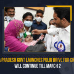 Andhra Pradesh Govt Launches Polio Drive For Children, Will Continue Till March 2 Andhra Pradesh Govt Launches Polio Drive For Children Will Continue Till March 2, Andhra Pradesh Govt Launches Polio Drive For Children, Andhra Pradesh Govt, Polio Drive For Children, Polio Drive, AP Govt, Polio Drive For Children Will Continue Till March 2, Polio Drive Latest News, Polio Drive Latest Updates, Polio Drive Live Updates, Children, Polio Drops, Andhra Pradesh, mango News,