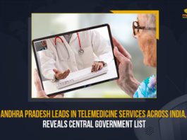 Andhra Pradesh Leads In Telemedicine Services Across India Reveals Central Government List, Andhra Pradesh Leads In Telemedicine Services Across India, Telemedicine Services Across India, Andhra Pradesh, AP Leads In Telemedicine Services Across India, Reveals Central Government List, Central Government List, Andhra Pradesh topped the national list in providing telemedicine services, Andhra Pradesh set up 13 telemedicine hubs in 13 districts, Central Government's e-Sanjeevani Telemedicine Scheme, e-Sanjeevani Telemedicine Scheme, Telemedicine Scheme, Telemedicine Services, AP Telemedicine Services, Andhra Pradesh Latest News, Andhra Pradesh Latest Updates, Mango News,