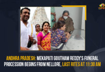 Andhra Pradesh Mekapati Goutham Reddy's Funeral Procession Begins From Nellore Last Rites At 11:30 AM, Mekapati Goutham Reddy's Funeral Procession Begins From Nellore Last Rites At 11:30 AM, Mekapati Goutham Reddy's Last Rites At 11:30 AM, AP Minister Mekapati Goutham Reddy's Funeral procession At Udayagiri, AP Minister Mekapati Goutham Reddy's Funeral procession, Mekapati Goutham Reddy's Final Rites At Udayagiri, Mekapati Goutham Reddy's Final Rites, Mekapati Goutham Reddy's Funeral procession At Udayagiri, Goutham Reddy's Funeral procession At Udayagiri, Mekapati Goutham Reddy's Funeral To Be Held with State Honours At Udayagiri, Mekapati Goutham Reddy Funeral, Funeral, Minister Mekapati Goutham Reddy, Minister Mekapati Goutham Reddy Demise, Andhra minister Goutham Reddy passes away at 50, Andhra Minister Mekapati Gautham Reddy, Andhra Pradesh IT Minister Mekapati Goutham, Andhra Pradesh minister Mekapati Goutham Reddy, Andhra Pradesh minister Mekapati Goutham Reddy dies, AP Industries Minister Mekapati Gautham Reddy succumbs, AP IT Minister Mekapati Goutham Reddy, AP IT Minister Mekapati Goutham Reddy Dies, AP Minister Gautham Reddy Passed Away, AP Minister Mekapati Goutham Passes Away Due To Heart Attack, AP Minister Mekapti Goutham Reddy Passed Away, AP Minister Mekapti Goutham Reddy Passed Away with Heart Attack, Andhra Pradesh, Mango News,