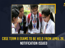 CBSE Term II Exams To Be Held From April 26 Notification Issued, CBSE Term II Exams To Be Held From April 26, CBSE Term II Exams Notification Issued, Central Board of Secondary Education, The Central Board of Secondary Education announced an offline mode examination for the Term II, CBSE Term II offline mode examination, CBSE Term II offline mode examination From April 26, CBSE 2021-2022, Central Board of Secondary Education Exams, Central Board of Secondary Education Exams To Be Held From April 26, CBSE Term II Exams, CBSE Term II Exams To Be Held From April 26, Mango News, offline mode examination for CBSE Term II,