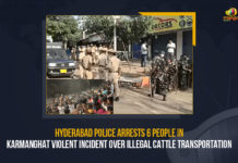 Hyderabad Police Arrests 6 People In Karmanghat Violent Incident Over Illegal Cattle Transportation, Hyderabad Police Arrests 6 People In Karmanghat, Violent Incident Over Illegal Cattle Transportation, Illegal Cattle Transportation, Illegal Cattle Transportation In Hyderabad, Illegal Cattle Transportation In Telangana, Cattle Transportation, Hyderabad Police Arrests 6 People, illegal cow transportation, cow transportation, communal violence, Hyderabad Police, Cattle Transportation Latest News, Cattle Transportation Latest Updates, Illegal, Mango News,