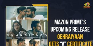 Amazon Prime's Upcoming Release Gehraiyaan Gets A Certificate, Amazon Prime Upcoming Movie, Upcoming Movie In Amazon Prime, Gehraiyaan Gets A Certificate, A Certificate For Gehraiyaan Movie, Amazon Prime Video, Amazon Prime Video Movies, Amazon Prime Video Upcoming Movies, Deepika Padukone's Gehraiyaan, Deepika Padukone's Gehraiyaan Gets A Certificate, Deepika Padukone's Gehraiyaan Gets A Certificate In Amazon Prime Video, Amazon Prime Video Latest Movies, Amazon Prime Video Upcoming A Certificate Movies, Amazon Prime Video A Certificate Movies, Deepika Padukone, Heroine Deepika Padukone, Actor Deepika Padukone, Mango News,