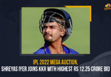 IPL 2022 Mega Auction Shreyas Iyer Joins KKR With Highest Rs 12.25 Crore Bid, Shreyas Iyer Joins KKR With Highest Rs 12.25 Crore Bid, Shreyas Iyer Joins KKR, Shreyas Iyer Joins KKR With Highest Bid, Shreyas Iyer, 12.25 Crore Bid For Shreyas Iyer, IPL Mega Auction 2022 Live Updates, IPL Mega Auction 2022, IPL Mega Auction 2022 Live Updates, Mega Auction 2022 Live Updates, Mega Auction 2022, IPL auction 2022 live, 2022 IPL Teams, IPL, IPL Latest News, IPL Latest Updates, IPL Live Updates, Cricket, Cricket Latest News, Cricket Latest Updates, Cricket Live Updates, Mango News, Indian Premier League,