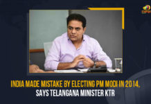 India Made Mistake By Electing PM Modi In 2014 Says Telangana Minister KTR, India Made Mistake By Electing PM Modi In 2014, Telangana Minister KTR, Minister KTR, Telangana Minister for Urban Development and Municipal Administration of Telangana, Bharatiya Janata Party, KT Rama Rao, Telangana Minister Rama Rao, country made a huge mistake by electing Narendra Modi as Prime Minister in the 2014 election, 2014 election, Narendra Modi, Prime Minister Of India, Minister KTR Comments On PM Modi, Minister KTR Sensational Comments On PM Modi, PM Modi, India Made huge mistake, KTR, Mango News,