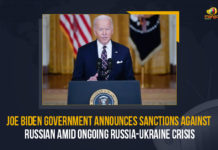 Joe Biden Government Announces Sanctions Against Russian Amid Ongoing Russia-Ukraine Crisis, Joe Biden Government Announces Sanctions Against Russia, Russia-Ukraine Crisis, Joe Biden Government, Joe Biden, Sanctions, Russia-Ukraine situation, United States President Joe Biden, United States President, Joe Biden announced sanctions against Russia, first tranche of sanctions against Russia, first tranche of sanctions, Ukraine-Russia crisis, United States, Russia-Ukraine, Crisis, Russia, Ukraine, Mango News,