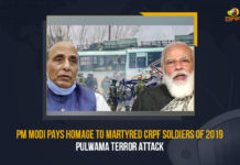 PM Modi Pays Homage To Martyred CRPF Soldiers Of 2019 Pulwama Terror Attack PM Modi Pays Homage To Martyred CRPF Soldiers Of 2019 Pulwama Terror Attack, PM Modi, PM Modi Pays Homage To Martyred CRPF Soldiers, CRPF Soldiers, Martyred CRPF Soldiers, Prime Minister of India, Prime Minister of India Modi, Prime Minister of India Narendra Modi, Narendra Modi, Central Reserve Police Force, #BlackDay #PulwamaAttack 2019 Pulwama Terror Attack, Pulwama Terror Attack, Terror Attack In 2019, Mango News,