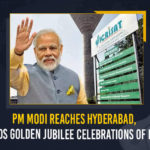 PM Modi Reaches Hyderabad, Attends Golden Jubilee Celebrations Of ICRISAT PM Modi Reaches Hyderabad Attends Golden Jubilee Celebrations Of ICRISAT, PM Modi Reaches Hyderabad, PM Modi Attends Golden Jubilee Celebrations Of ICRISAT, PM Modi Attends Golden Jubilee Celebrations Of International Crops Research Institute for the Semi-Arid Tropics, International Crops Research Institute for the Semi-Arid Tropics, ICRISAT, PM Modi, Narendra Modi, Prime Minister of India, Narendra Modi reached Hyderabad for the most awaited "Statue of Equality" inauguration, Statue of Equality inauguration, 216 feet tall statue, 216 feet tall statue of 11th-century reformer and Vaishnavite saint Ramanujacharyulu, 216 feet tall statue of Vaishnavite saint Ramanujacharyulu, 216 feet tall statue would be a major highlight of Hyderabad, 45-acre complex, Mango News, PM Modi Set To Unveil Statue Of Equality In Hyderabad, Prime Minister of India is set to inaugurate Statue of Equality in Hyderabad, Prime Minister of India Narendra Modi, Ramanujacharya Millennial Celebrations, Ramanujacharya Millennial Celebrations In Muchintal, Ramanujacharya Millennial Celebrations In Telangana, Statue of Equality, Statue Of Equality Inauguration Event, Statue Of Equality Inauguration Event In Shamshabad, Statue Of Equality Inauguration Event In Telangana, Statue Of Equality Inauguration Event Latest News, Statue Of Equality Inauguration Event Latest Updates, Statue Of Equality Inauguration Event Live Updates, Vaishnavite saint Ramanujacharyulu,