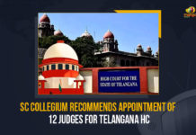 SC Collegium Recommends Appointment Of 12 Judges For Telangana HC SC Collegium Recommends Appointment Of 12 Judges For Telangana HC, SC Collegium Recommends Appointment Of 12 Judges For Telangana High Court, Supreme Court Collegium has approved elevation of 12 advocates and judicial officers as judges in the Telangana High Court, Supreme Court Collegium, 12 advocates and judicial officers as judges in the Telangana High Court, 12 advocates and judicial officers, Telangana High Court, Supreme Court, TS High Court, Telangana High Court Latest News, Telangana High Court Latest Updates, Telangana HC, SC Collegium, SC Collegium Resolutions, Supreme Court Of India, Supreme Court Of India Collegium, Mango News, Supreme Court Of India Recommends 12 advocates and judicial officers as judges in the Telangana High Court, Telangana High Court judges,