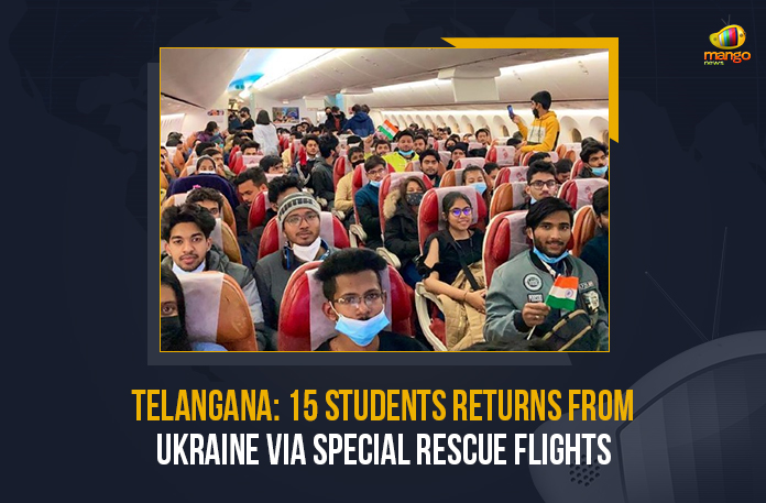 Telangana-15-Students-Returns-From-Ukraine-Via-Special-Rescue-Flights Telangana 19 Students Returns From Ukraine Via Special Rescue Flights, Telangana, 19 Students, 19 Students Returns From Ukraine, Special Rescue Flights, Ukraine-Russia Conflict, Ukraine-Russia Crisis, Russia Ukraine Conflict, Russia Ukraine, Russian Ukraine crisis Live, Russian Ukraine crisis, Russia-Ukraine War Live Updates, Russia Ukraine War, Ukraine conflict, Conflict in Ukraine, Russia Ukraine conflict LIVE updates, Russia Ukraine conflict News, Russia Ukraine conflicts, Russo Ukrainian War, Ukraine Russia Conflict, Ukraine Russia War, Ukraine, Russia, War Crisis, Ukraine News, Ukraine Updates, Ukraine Latest News, Ukraine Live Updates, russia ukraine war news, russia ukraine war status, Russia Ukraine News Live Updates, Ukraine News Updates, War in Ukraine Updates, Russia war Ukraine, ukraine news today, ukraine russia news telugu, Mango News,
