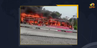 Telangana TSRTC Electric Bus Catches Fire While Charging, Telangana, TSRTC Electric Bus Catches Fire While Charging, Electric Bus Catches Fire While Charging, Electric Bus Catches Fire While Charging In Telangana, An electric bus of the Telangana State Road Transport Corporation went up in flames in Secunderabad, Telangana State Road Transport Corporation, electric bus, TSRTC, TSRTC Electric Bus, Telangana Latest News, Telangana Latest Updates, TSRTC Electric Bus Catches Fire, Mango News,