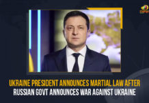 Ukraine President Announces Martial Law After Russian Govt Announces War Against Ukraine, Ukraine President Announces Martial Law After Russian Govt Announces War, Ukraine President, Ukraine President Announces Martial Law, Russian Govt Announces War Against Ukraine, Russia Declares War On Ukraine, President Vladimir Putin Orders For Military Operation, President Vladimir, War On Ukraine, Military Operation, Russian forces attack Ukraine, Russia-Ukraine live news, Russia-Ukraine Latest Updates, Russia-Ukraine Latest news, Russia President Vladimir, Russia President Vladimir Declares War On Ukraine, Ukraine, Russia, Russia Says Destroyed Ukraine Airbases, Russia Says Destroyed Ukraine Air Defences, Russia-Ukraine War News, Russia-Ukraine War Live News, Mango News,