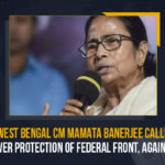 West Bengal CM Mamata Banerjee Calls KCR Over Protection Of Federal Front Against BJP, West Bengal CM Mamata Banerjee, CM Mamata Banerjee, West Bengal CM Mamata Banerjee Calls KCR Over Protection Of Federal Front, CM Mamata Banerjee Calls KCR Over Protection Of Federal Front, Mamata Banerjee Calls KCR Over Protection Of Federal Front, Mamata Banerjee the Trinamool Congress President, Mamata Banerjee, Trinamool Congress President, West Bengal Chief Minister, West Bengal Chief Minister Mamata Banerjee, Mamata Banerjee spoke to KCR over phone, K Chandrashekar Rao the Chief Minister of Telangana, K Chandrashekar Rao, KCR, Chief Minister of Telangana, CM KCR, national politics, national politics 2024, CM Mamata Banerjee spoke to CM KCR over phone, TMC party, TRS Party, Mango News,