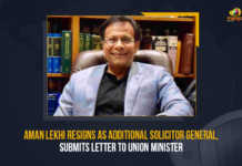 Aman Lekhi Resigns As Additional Solicitor General, Submits Letter To Union Minister Aman Lekhi Resigns As Additional Solicitor General Submits Letter To Union Minister, Aman Lekhi Resigns As Additional Solicitor General, Aman Lekhi Resigns, Additional Solicitor General, Union Minister, Additional Solicitor General of India Aman Lekhi, The Additional Solicitor General of India Aman Lekhi tendered his resignation letter to the Supreme Court, letter to the Supreme Court, Supreme Court, Aman Lekhi letter addressed to the Union Law and Justice Minister of India, Union Law and Justice Minister of India, Union Law and Justice Minister, SC, Mango News,