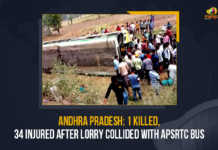 Andhra Pradesh: 1 Killed, 34 Injured After Lorry Collided With APSRTC Bus Andhra Pradesh 1 Killed 34 Injured After Lorry Collided With APSRTC Bus, 1 Killed After Lorry Collided With APSRTC Bus, 34 Injured After Lorry Collided With APSRTC Bus, Lorry Collided With APSRTC Bus, Lorry, APSRTC Bus, tragic incident was reported in the Nellore district, tragic incident, tragic incident In AP, Andhra Pradesh State Road Transport Corporation Bus, APSRTC, Andhra Pradesh, Andhra Pradesh Latest News, Andhra Pradesh Latest Updates, tragic Accident In AP, Mango News,