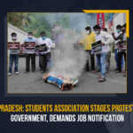 Andhra Pradesh: Students Association Stages Protest Against Government, Demands Job Notification Andhra Pradesh Students Association Stages Protest Against Government Demands Job Notification, Students Association Stages Protest Against Government For Demands Job Notification, Job Notification, Students Association Stages Protest, Andhra Pradesh Government, Andhra Pradesh, Students Association Stages Protest, Stage Protest, AP, Students Association, Students, Students Association Stages Protest Against AP Government, Andhra Pradesh Students Association, Mango News,