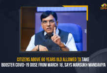 Citizens Above 60 Years Old Allowed To Take Booster COVID-19 Dose From March 16 Says Mansukh Mandaviya, Mansukh Mandaviya Says Citizens Above 60 Years Old Allowed To Take Booster COVID-19 Dose From March 16, Citizens Above 60 Years Old Allowed To Take Booster COVID-19 Dose From March 16, Booster COVID-19 Dose For Citizens Above 60 Years Old, Booster COVID-19 Dose, Citizens Above 60 Years Old Allowed To Take Booster COVID-19 Dose, Mansukh Mandaviya, Union Health Minister Mansukh Mandaviya, Union Health Minister, Covid-19 vaccination, precaution dose, Corona Vaccination Drive, Corona Vaccination Programme, Corona Vaccine, Coronavirus, coronavirus vaccine, coronavirus vaccine distribution, COVID 19 Vaccine, Covid Vaccination, Covid vaccination in India, Covid-19 Vaccination, Covid-19 Vaccination Distribution, COVID-19 Vaccination Dose, Covid-19 Vaccination Drive, Covid-19 Vaccine Distribution, Covid-19 Vaccine Distribution News, Covid-19 Vaccine Distribution updates, Mango News,