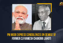 PM Modi Expresses Condolences On Demise Of Former CJI Ramesh Chandra Lahoti, Former CJI Ramesh Chandra Lahoti, Demise Of Former CJI Ramesh Chandra Lahoti, Modi Expresses Condolences On Demise Of Former CJI Ramesh Chandra Lahoti, PM Modi, CJI Ramesh Chandra Lahoti, Ramesh Chandra Lahoti, Chief Justice of India, Chief Justice of India Ramesh Chandra Lahoti, Former CJI Ramesh Chandra Lahoti Passes Away, Former CJI Ramesh Chandra Lahoti Passed Away, PM Narendra Modi, PM Modi, Narendra Modi, Prime Minister of India, Narendra Modi Prime Minister of India, Mango News,
