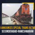 SCR Announces Special Trains Between Secunderabad-Rameshwaram, Secunderabad-Rameshwaram, Rameshwaram-Secunderabad, Special Trains Between Secunderabad-Rameshwaram, Railway Division Senior DCM Narendra Varma announced special trains between Secunderabad and Rameshwaram, Railway Division Senior DCM Narendra Varma, Railway Division Senior, DCM Narendra Varma, special trains between Secunderabad and Rameshwaram be operational from March to July, trains allotted for Secunderabad-Rameshwaram-Secunderabad, South Central Railway Guntur Railway Division, Secunderabad, Rameshwaram, Mango News,