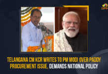 Telangana CM KCR Writes To PM Modi Over Paddy Procurement Issue Demands National Policy, CM KCR Writes Letter To PM Narendra Modi About Paddy Procurement in Telangana, KCR Writes Letter To PM Narendra Modi About Paddy Procurement in Telangana, Telangana CM KCR Writes Letter To PM Narendra Modi About Paddy Procurement in Telangana, Telangana CM KCR Writes Letter To PM Narendra Modi, Paddy Procurement in Telangana, Telangana Paddy Procurement, Paddy Procurement, Paddy Procurement Latest News, Paddy Procurement Latest Updates, Paddy Procurement Live Updates, PM Narendra Modi, PM Modi, Narendra Modi, Prime Minister of India, Narendra Modi Prime Minister of India, Telangana CM KCR, CM KCR, K Chandrashekar Rao, Chief minister of Telangana, K Chandrashekar Rao Chief minister of Telangana, Telangana Chief minister, Telangana Chief minister K Chandrashekar Rao, Telangana, Mango News,