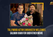 Tollywood Actor Chiranjeevi Welcomes Salman Khan For Godfather Movie, Actor Chiranjeevi Welcomes Salman Khan For Godfather Movie, Salman Khan, Tollywood Actor Chiranjeevi, Tollywood Hero Chiranjeevi, Mega Star Chiranjeevi, Tollywood Actor, Tollywood Hero, Actor Chiranjeevi, Hero Chiranjeevi, Actor Salman Khan, Hero Salman Khan, Godfather Movie, Godfather Movie Latest News, Godfather Movie Latest Updates, Godfather Movie Live Updates, Godfather Movie Updates, Godfather Latest Updates, Cinema, Cinema News, Cinema Updates, Godfather, Mango News,